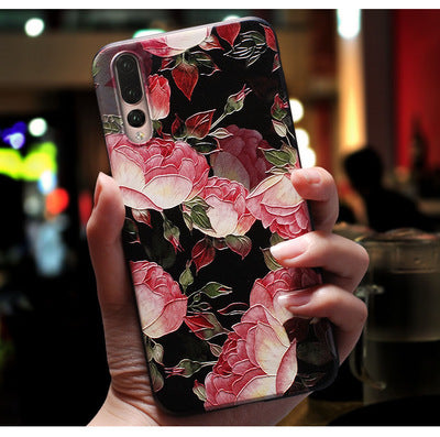 Compatible with Apple , Three-dimensional Embossed Phone Case
