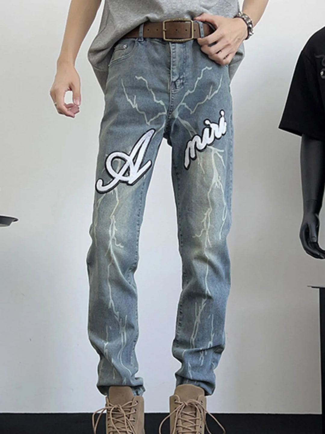 Men's Full Size Slim Fit Jeans Plus Size