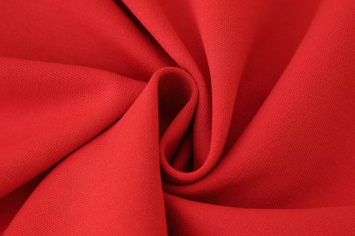 Women Clothing Spring Summer Casual Pleated Decoration Short Dress