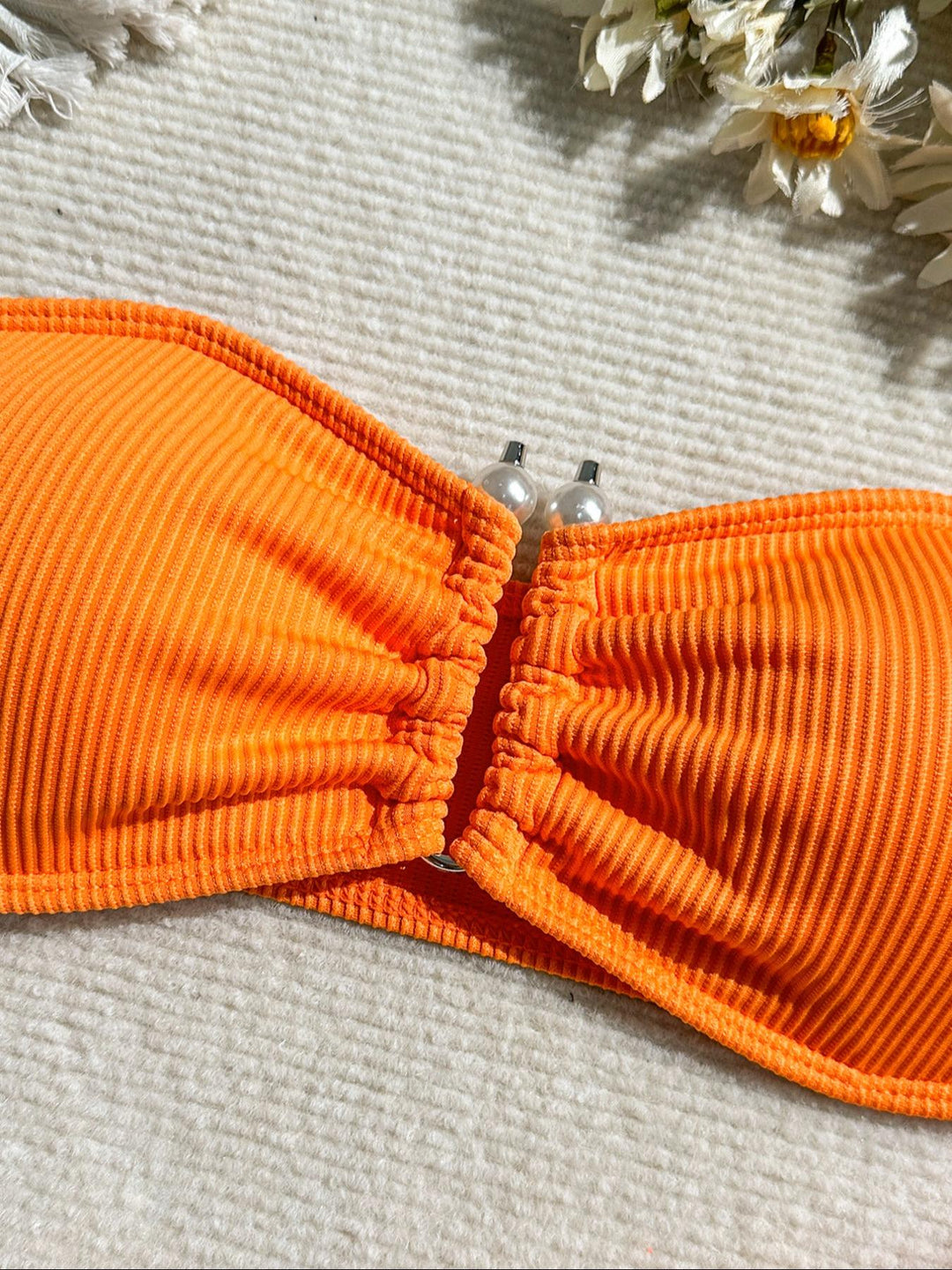 Swimwear Women Flat Bikini Sexy Split High Waist Beach Bikini Swimsuit