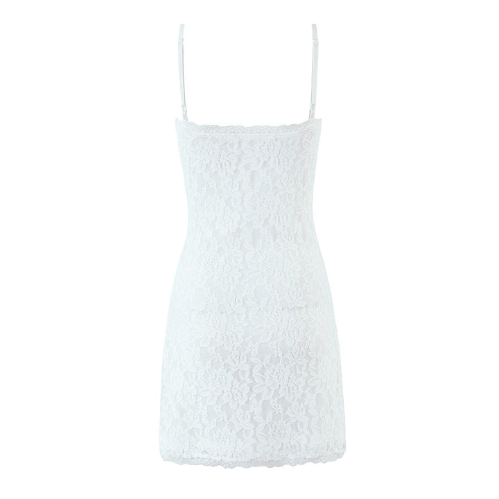 Women Summer Sexy V neck Slim Strap High Waist Dress