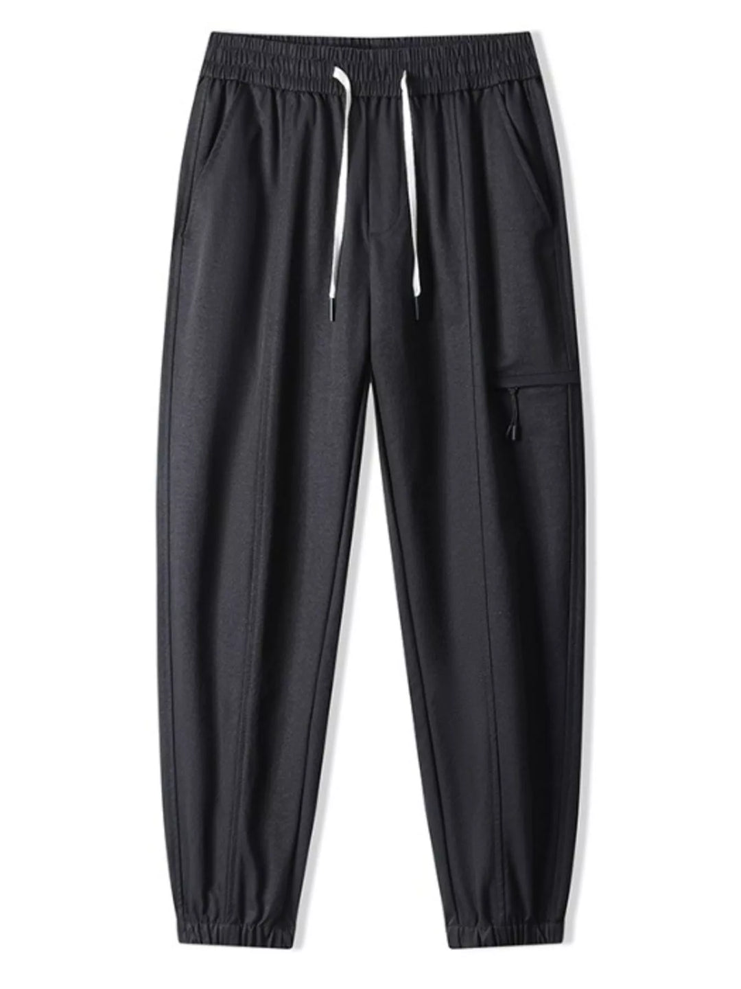 Men's Plus Size Drawstring Wide Leg Joggers