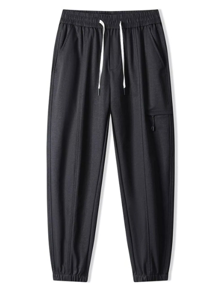 Men's Plus Size Drawstring Wide Leg Joggers