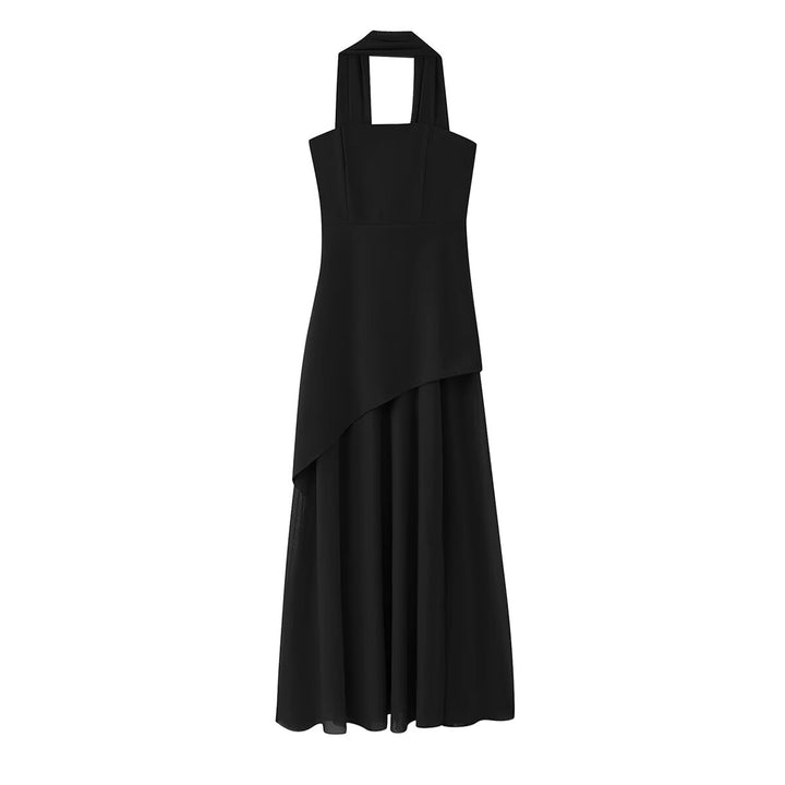 Summer Women Clothing Adult Lady like Woman Stitching Sweet Spicy Tube Top Dress with Ribbon