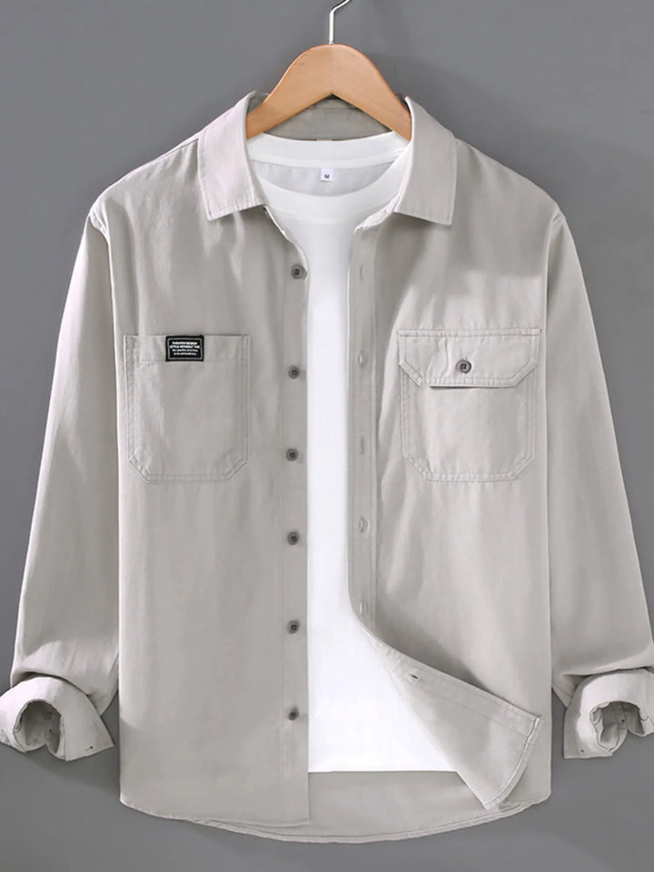 Men's Plus Size Button Up Short Sleeve Shirt