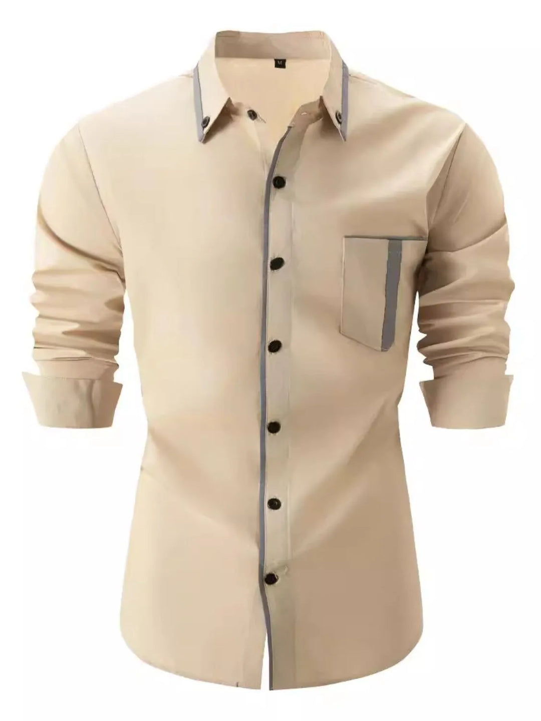 Men's Full Size Button Up Long Sleeve Shirt Plus Size