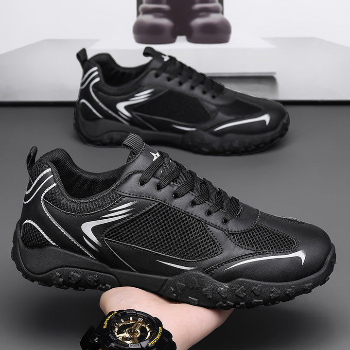 2026 Summer New Wide Toe Box German Trainer Shoes For Men, Breathable Mesh Casual Sneakers, Trendy Outdoor Running Shoes For Teenagers