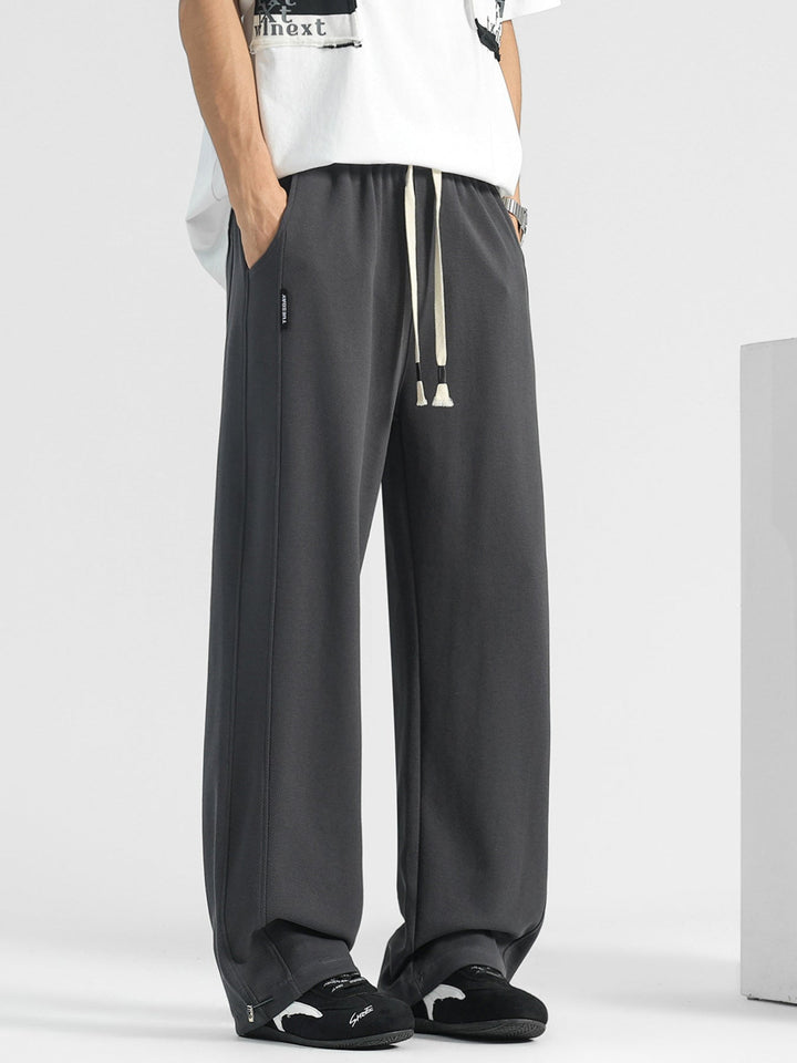 Men's Plus Size Casual Loose-Fit Drawstring Pants