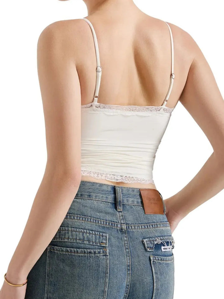 Lace Trim Cami Top