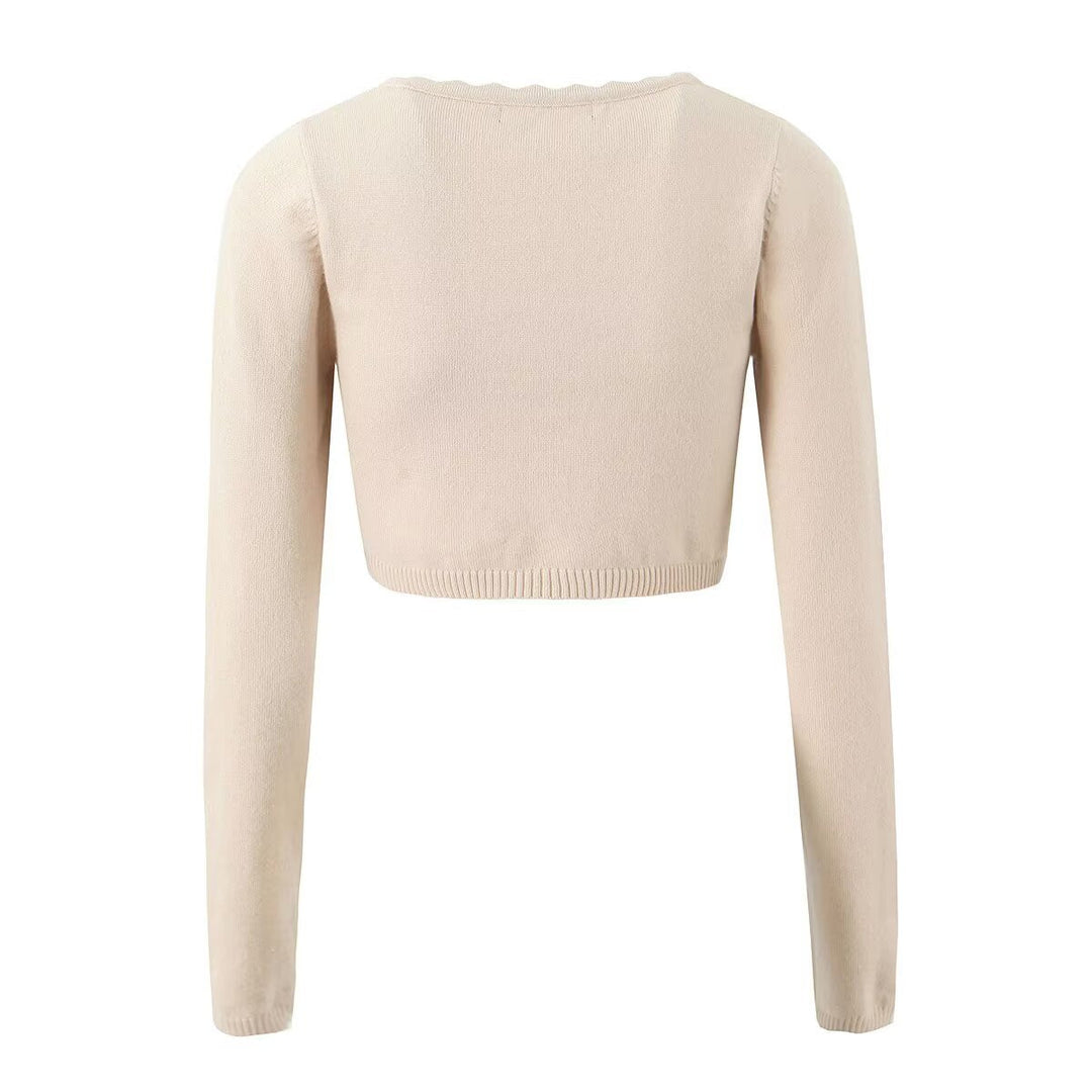 Knitted Cardigan Vest Dress Sets Women Modified Chest Waistline One Piece Long Sleeve Knitted Dress