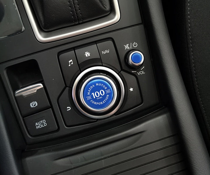 Central control knob sticker