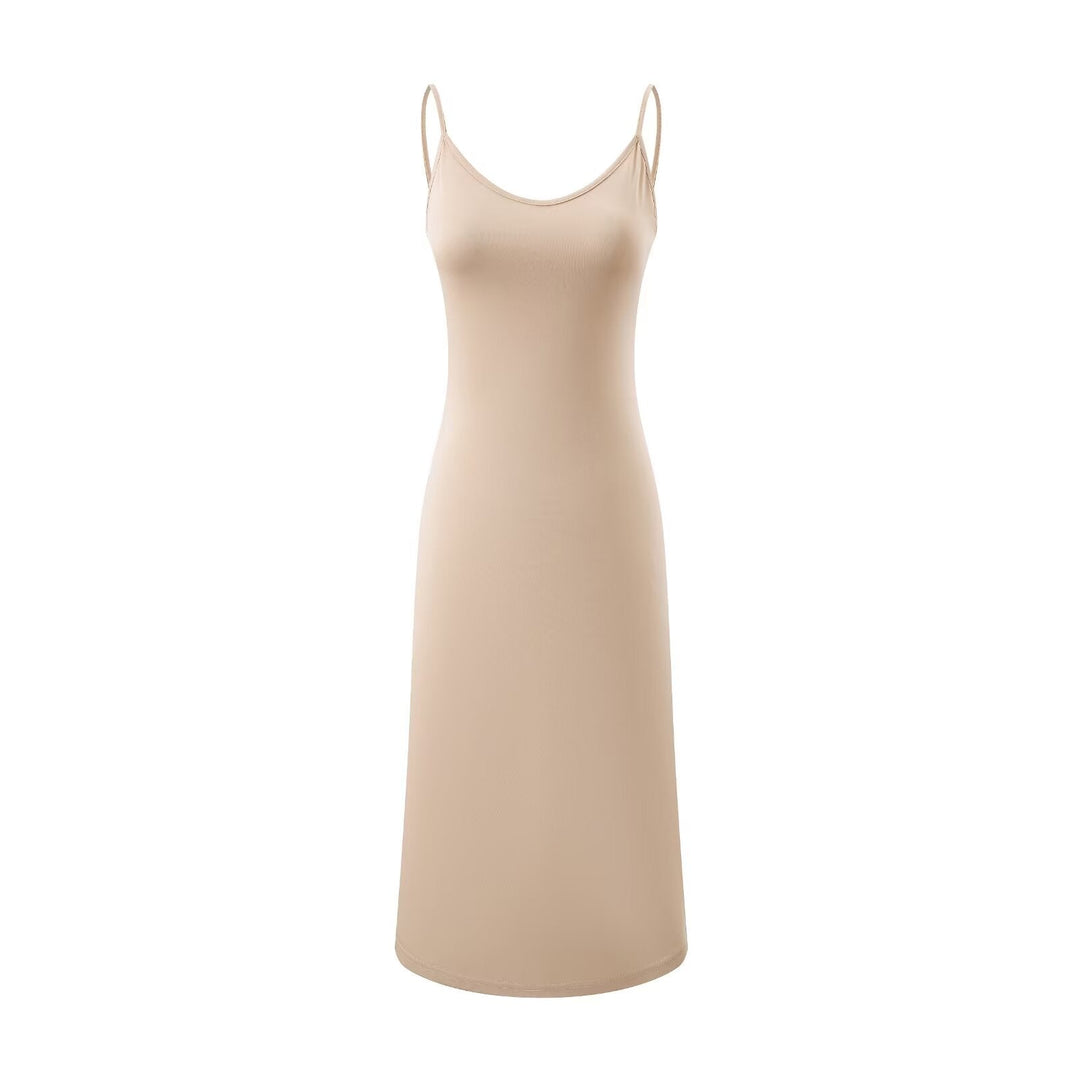 Summer Vintage Adult Woman Casual Drawstring Strap Flattering Figure Dress