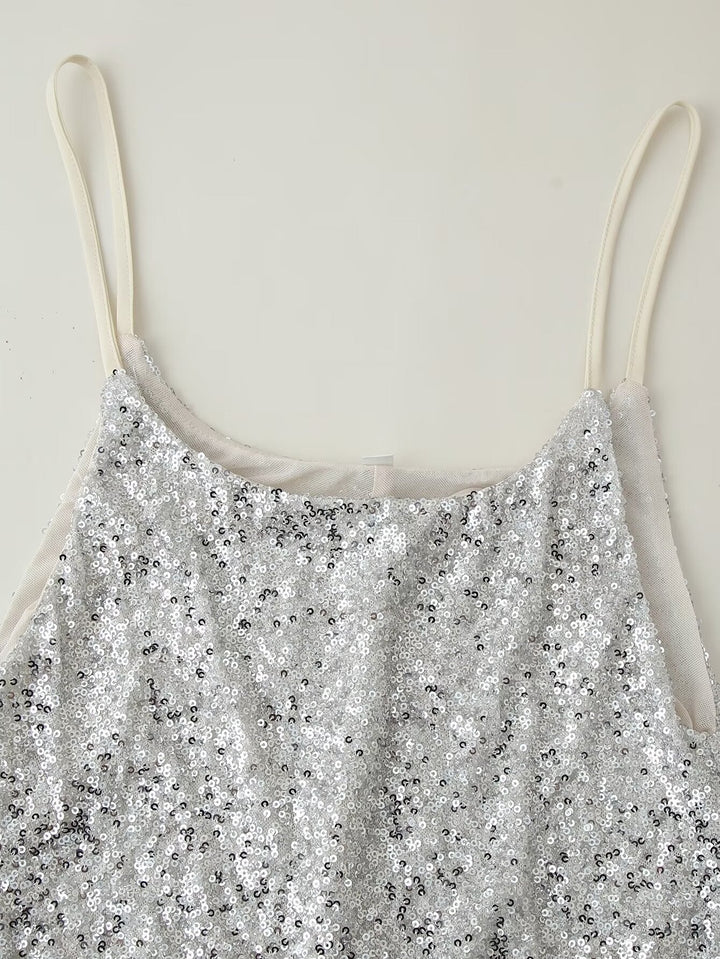 Women Clothing Top Sexy Beads Decoration Underwear Dress