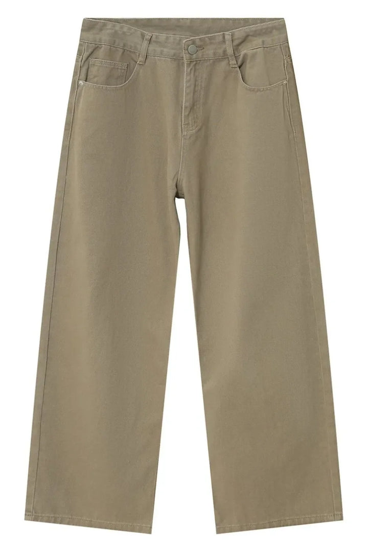 Men's Mid-Rise Straight-Leg Jeans