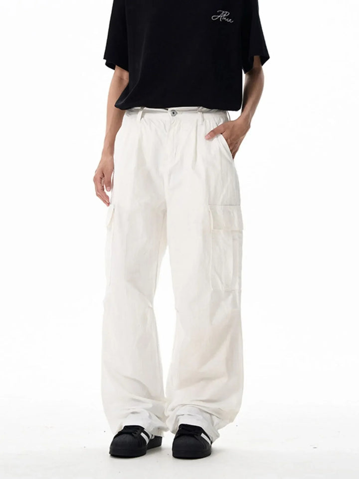 Men's Wide Leg Cargo Pants
