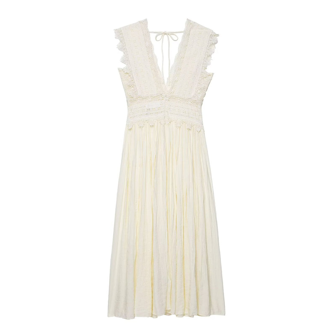 Elegant Women Clothing Lace Strap Dress