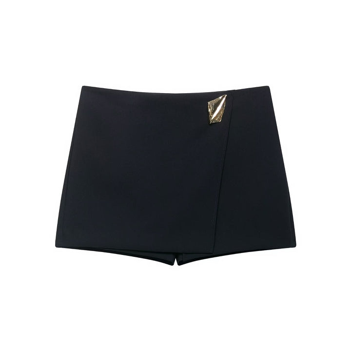 Women Clothing Autumn Fashionable Asymmetric Culottes Casual Shorts