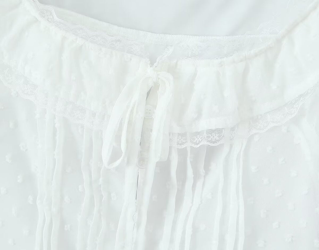 Atmosphere Lace Sleeveless Small Top Niche Lace up Waist Tight Sexy Short Sexy Shirt Vest