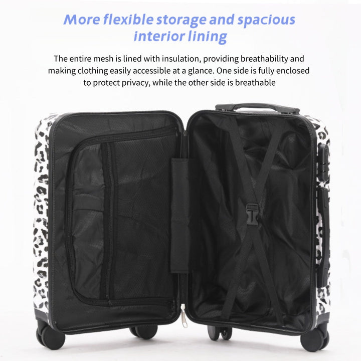 2-piece Luggage Set, 20 Inches, With Makeup Bag, 20 Inch Hard Shell Expandable Lightweight Luggage, 360 Degree Rotating Wheels, Large Capacity Lightweight Travel Luggage. Side Hook, Independent Lock,
