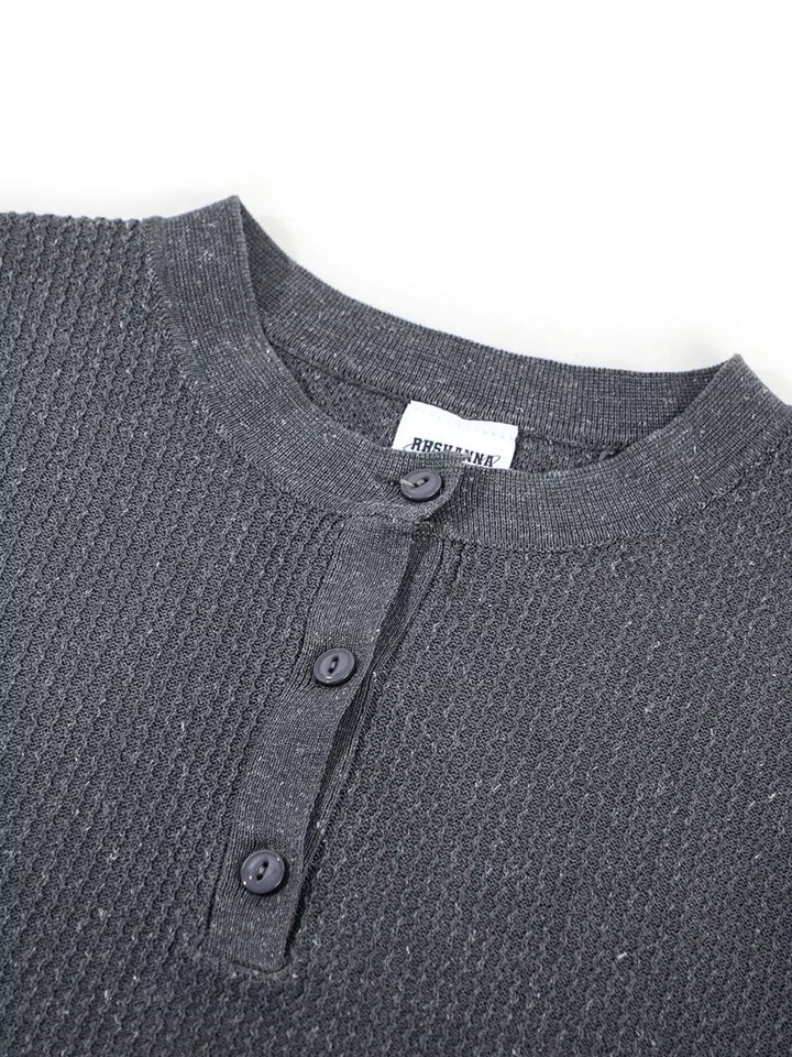 Men's Textured Knit Short Sleeve Top