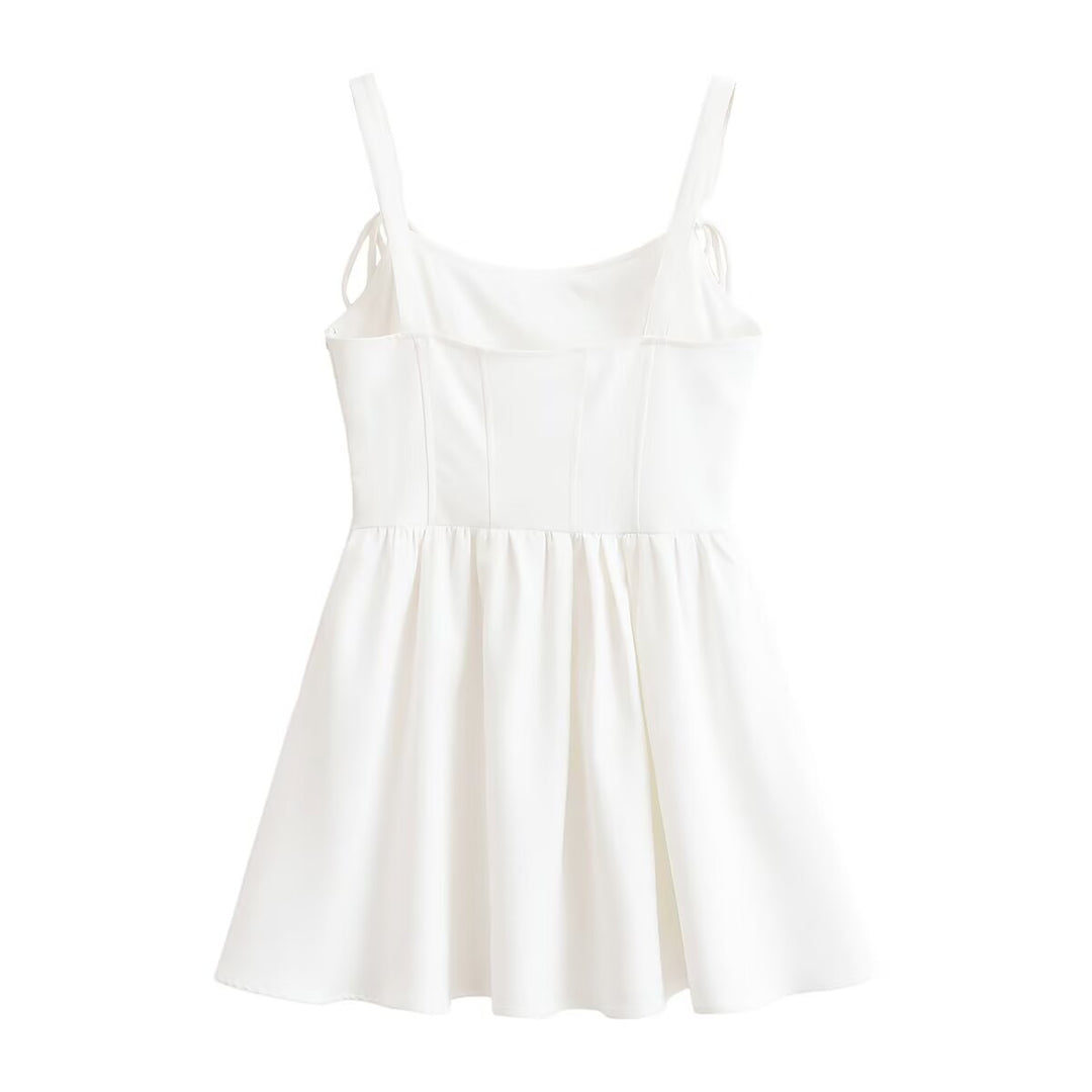 Women Corset Fluffy Dress