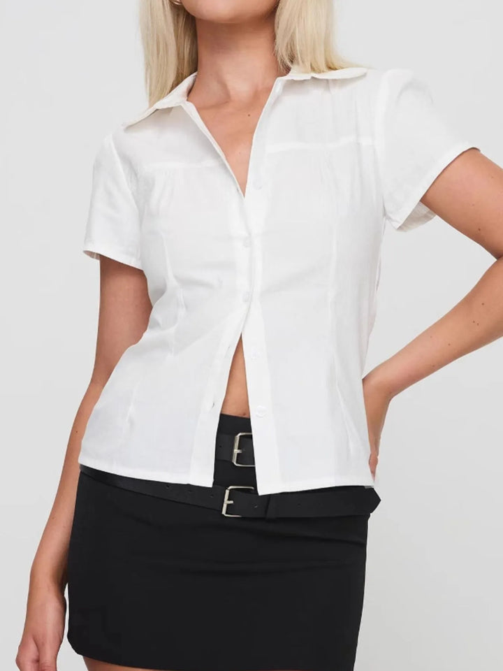 Short Sleeve Button-Up Shirt