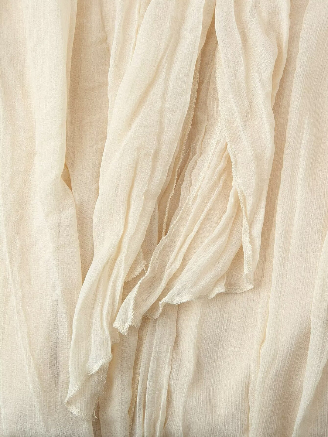 Spring Summer Women Clothing All Match Office Pleated Padded Shoulder Shirt