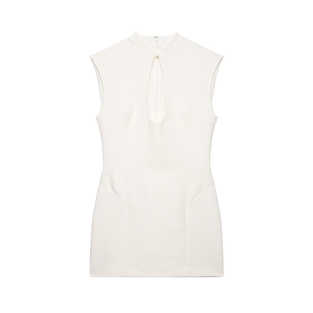 Women Clothing Western Fluffy Mini Dress