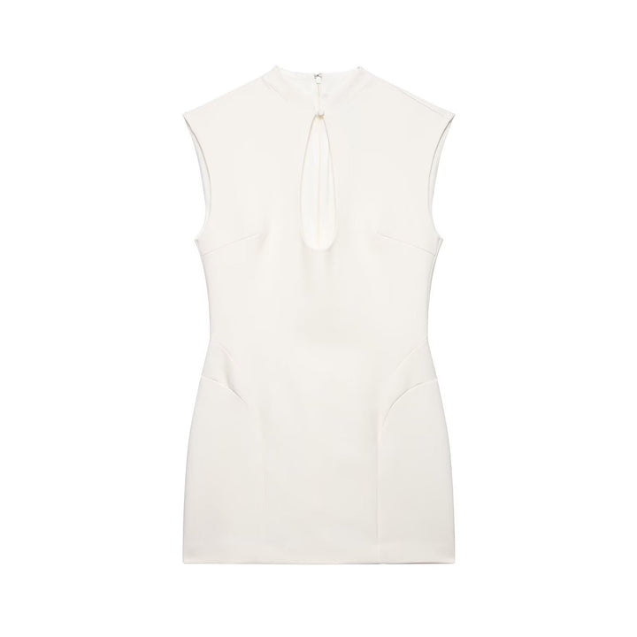 Women Clothing Western Fluffy Mini Dress
