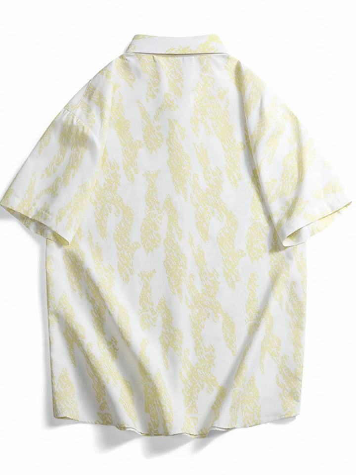 Men's Plus Size Casual Short Sleeve Shirt