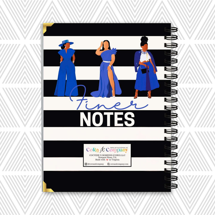 Finer Notes Sorority Keepsake Notebook