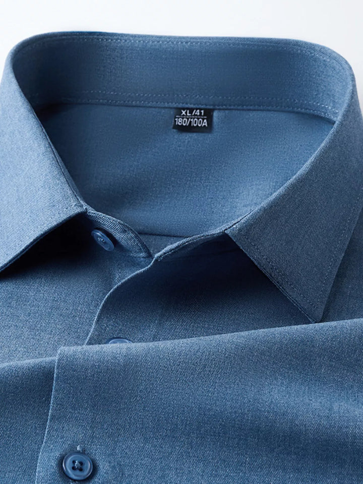 Men's Full Size Slim Fit Long Sleeve Shirt Plus Size