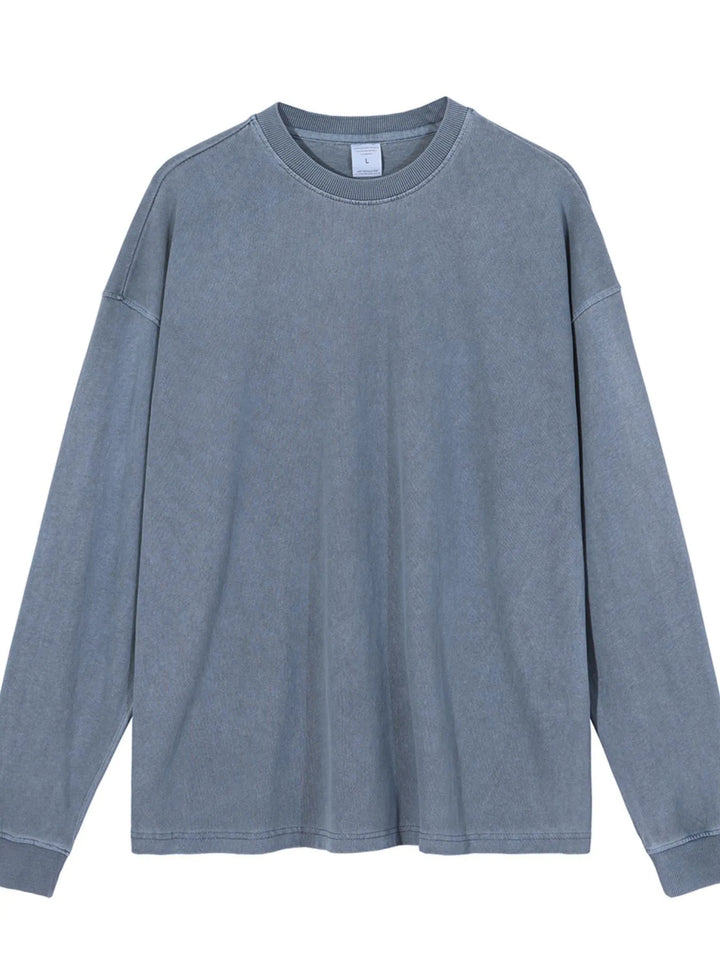 Men's Oversized Long Sleeve Casual T-Shirt