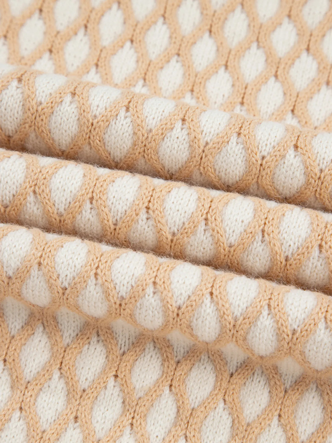 Textured Knit Mock Neck Sweater