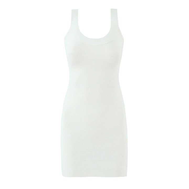 French Vintage Sexy Sexy Slim Fit Hip Knitwear Cami Dress Short Dress
