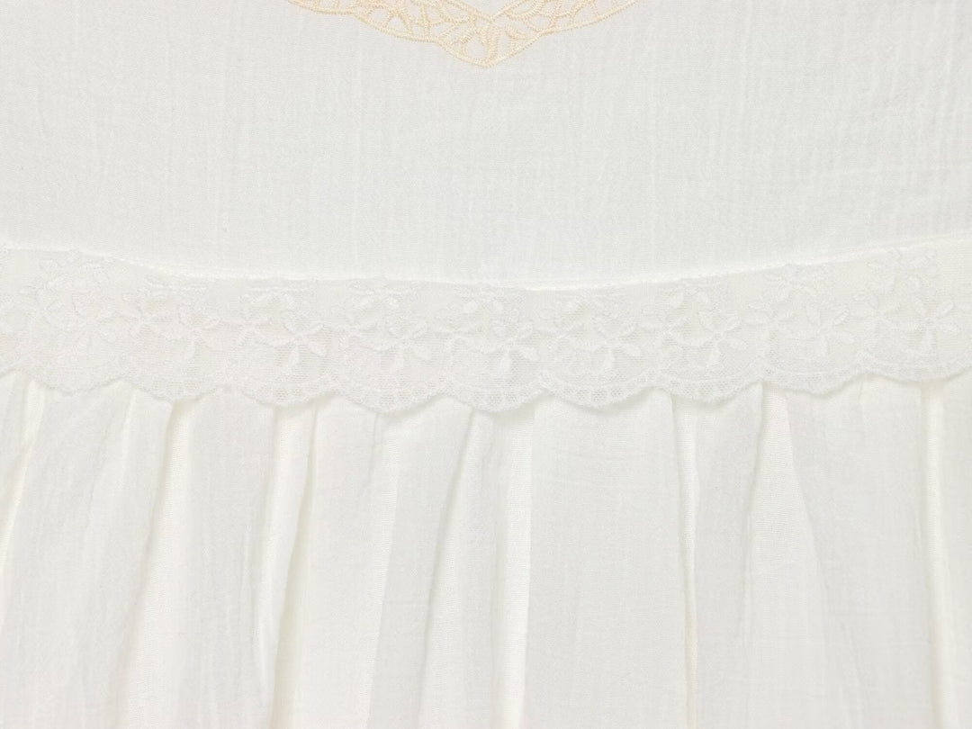 Women Clothing Summer Elegant Tulle Embroidered Mini Strap Dress