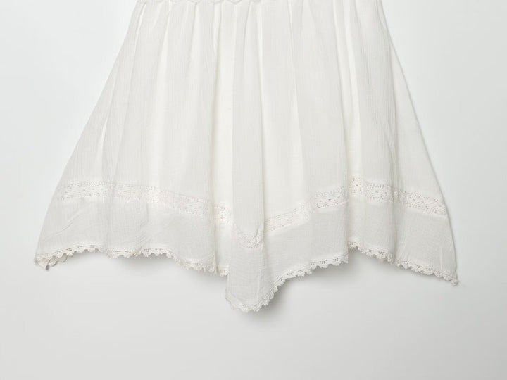 Women Clothing Summer Elegant Tulle Embroidered Mini Strap Dress