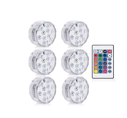 LED Remote Control Diving Light Waterproof Candle Light