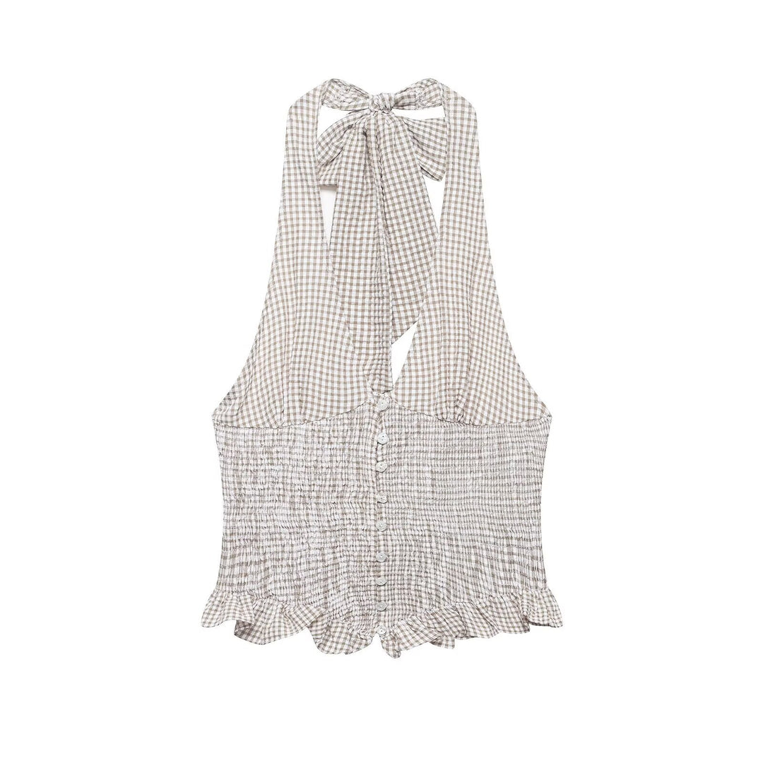 Halter Top Breasted Sexy Decoration Spicy