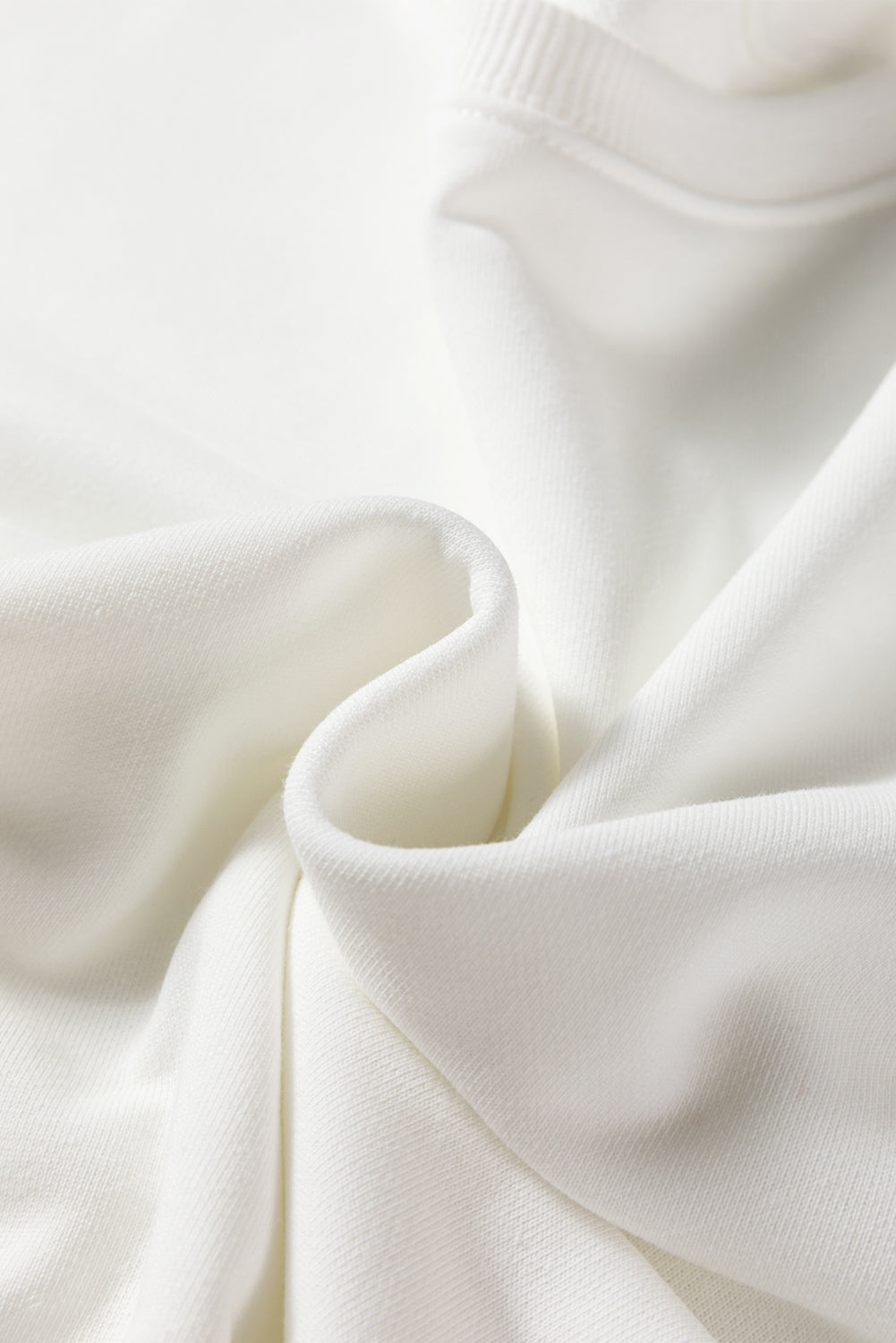 Beige Striped Drop Shoulder Round Neck Pullover and Jogger Pants Active Outfit