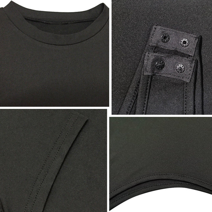 Solid Color Bottoming WomenClothing Basic Casual Short Sleeve round Neck Tight Bodysuit Summer
