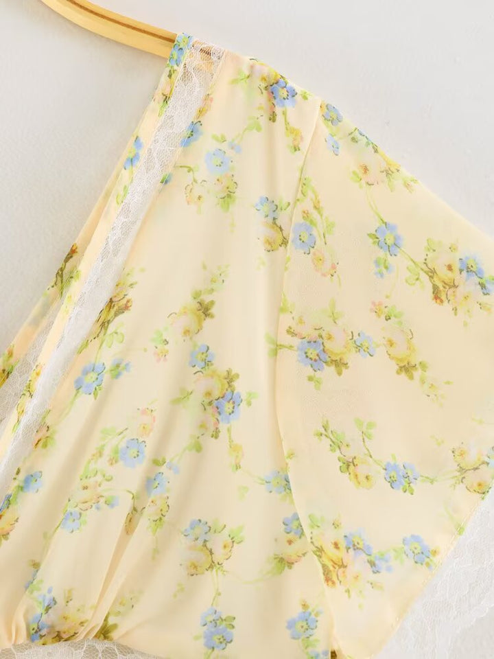 Women Clothing French Floral Lace Slim Fit Long Hip Dress