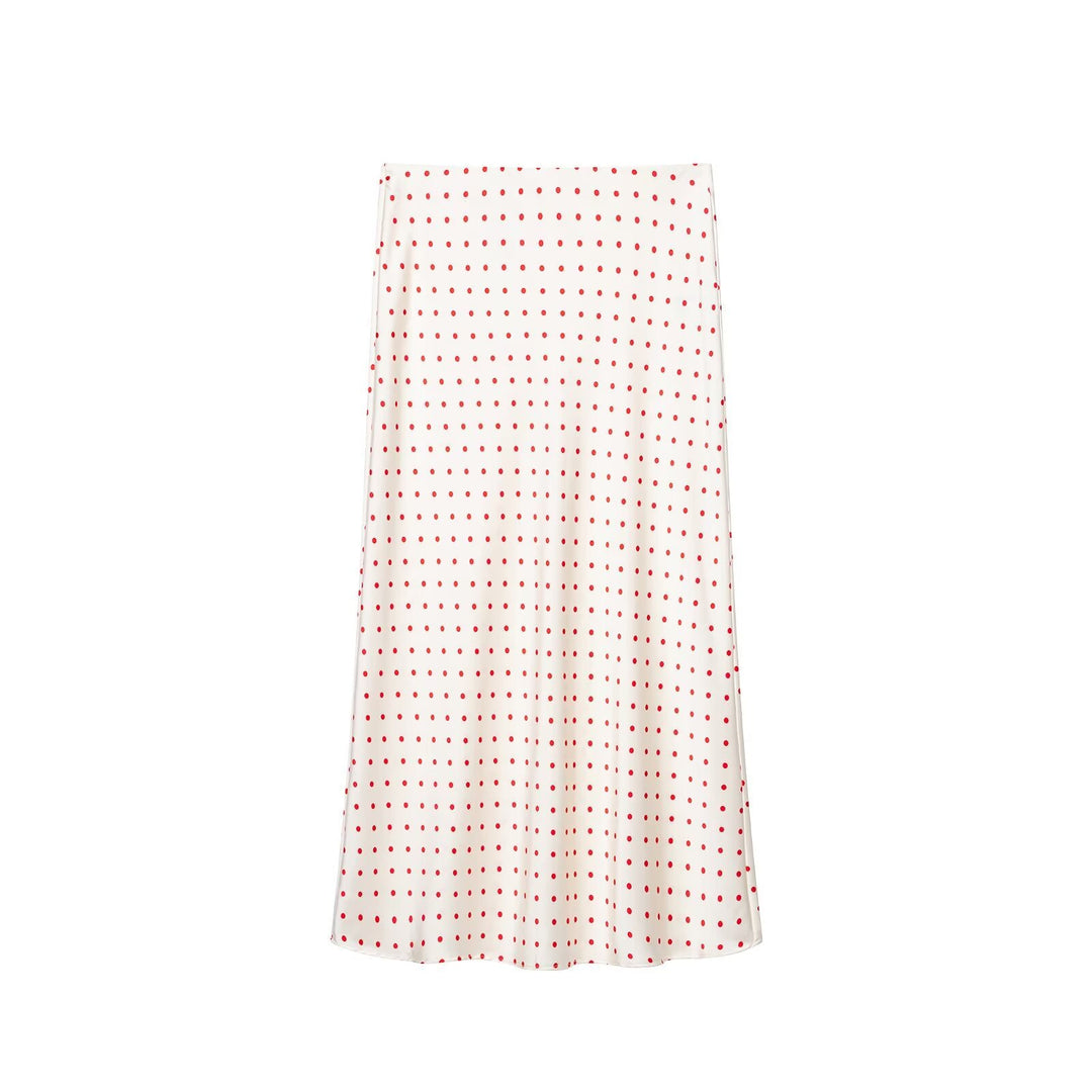 Summer Women Clothing Sexy Silk Satin Texture Skirt