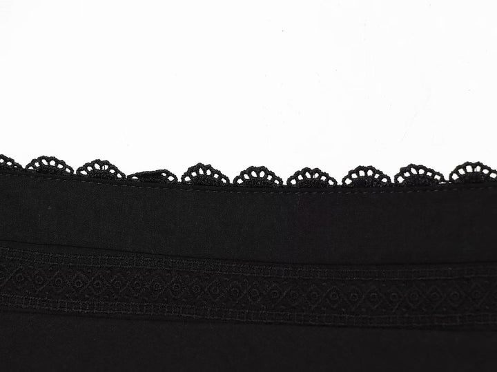 Women Hollow Out Cutout Embroidered Midi Strap Dress