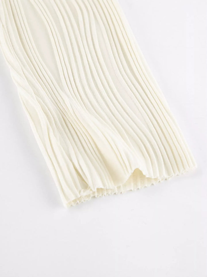 Off-Shoulder Textured Knit Maxi Dress