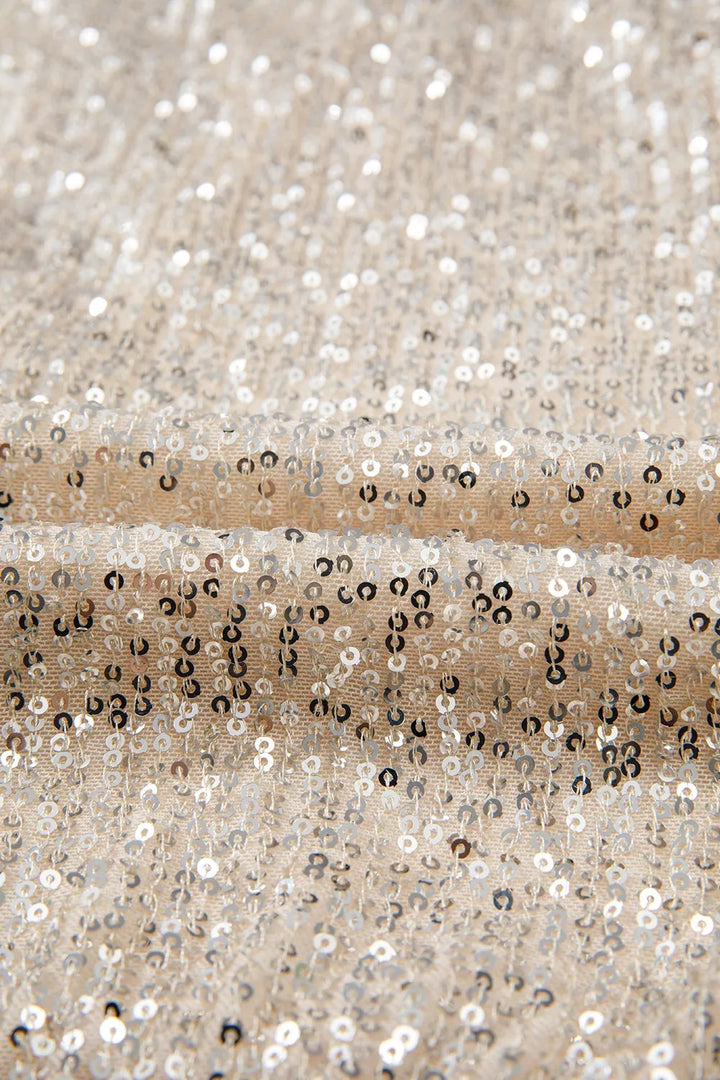 Sparkling Sequin Long Sleeve Bodysuit