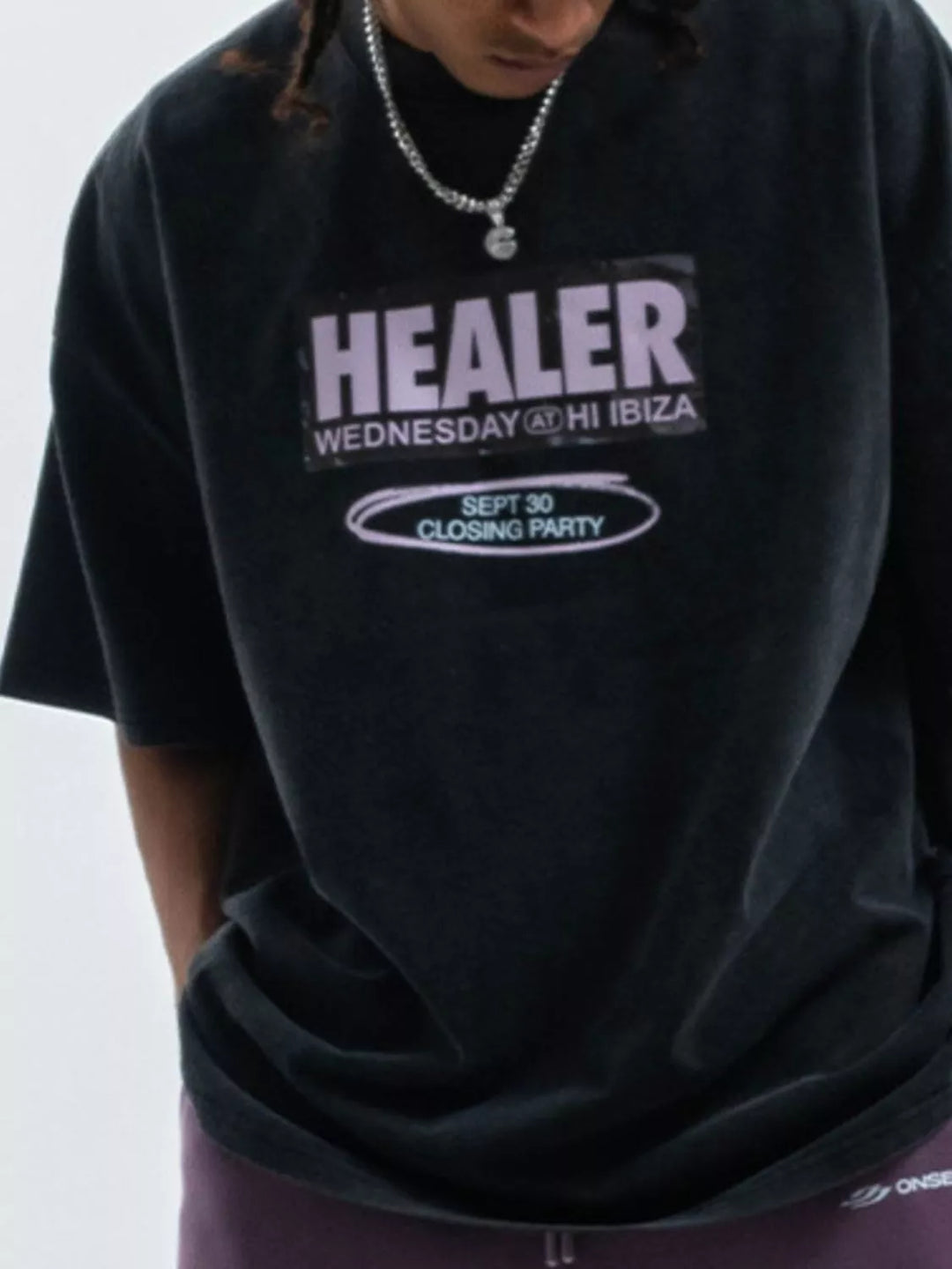 Men's Letter Round Neck Half Sleeve T-Shirt