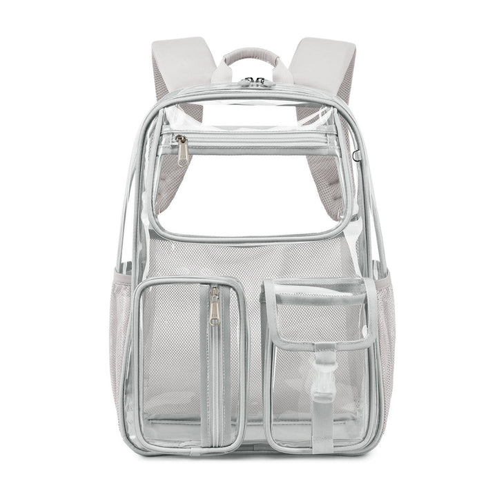 Transparent Jelly Pack Middle School Student Schoolbag Large Capacity Backpack