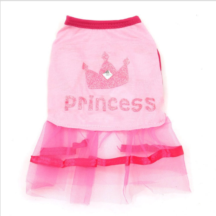 Lace dog skirt