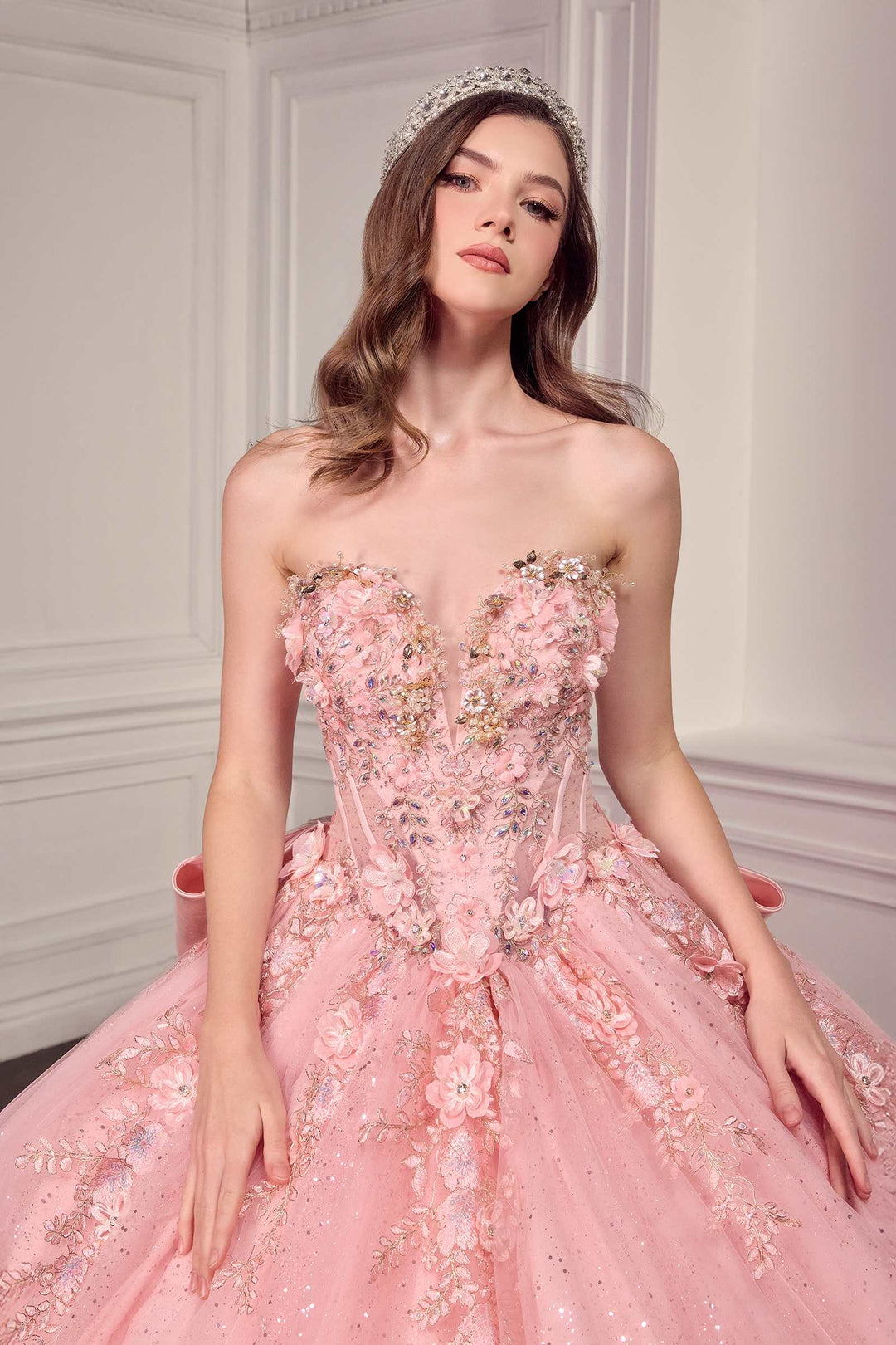 Ladivine 15726 Strapless Sweetheart Quinceanera Ball Gown